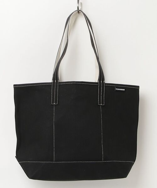 CONVERSE(コンバース)の「【CONVERSE/コンバース】AS CANVAS TOTE BAG M /キャンバスバッグM(トートバッグ・メンズ・グレー/ブラック/ベージュ/ネイビー/オフホワイト/カーキ・FREE)」の16枚目の写真