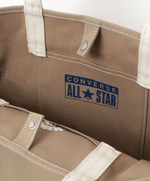 CONVERSE(コンバース)の「【CONVERSE/コンバース】AS CANVAS TOTE BAG M /キャンバスバッグM(トートバッグ・メンズ・グレー/ブラック/ベージュ/ネイビー/オフホワイト/カーキ・FREE)」の21枚目の写真