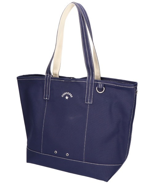 CONVERSE(コンバース)の「【CONVERSE/コンバース】AS CANVAS TOTE BAG M /キャンバスバッグM(トートバッグ・メンズ・グレー/ブラック/ベージュ/ネイビー/オフホワイト/カーキ・FREE)」の6枚目の写真