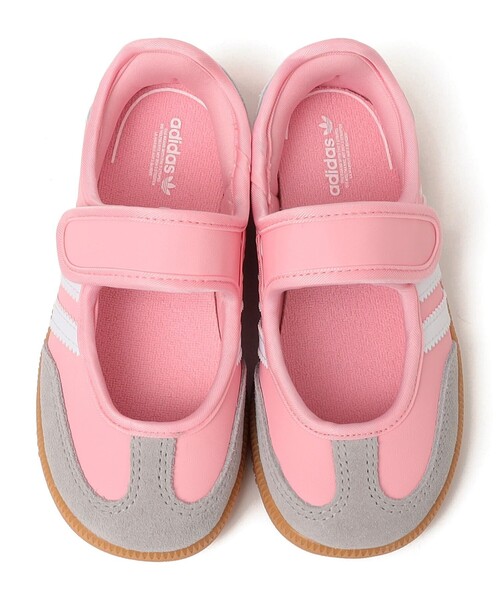 SHIPS（シップス）の「adidas:SAMBA JANE I スニーカー（スニーカー・キッズ・ホワイト系その他/ピンク・13/14/15 /16）」の6枚目の写真