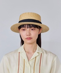 OVERRIDE | OVERRIDE  STRAW BRAID BOATER SG / オーバーライド(ハット)