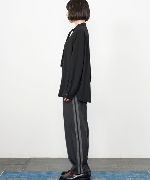 Nora Lily（ノラリリー）の「【Nora Lily】China loop L/S Shirt（シャツ/ブラウス・メンズ・ライトパープル/ブラック/ブルー・FREE）」の11枚目の写真