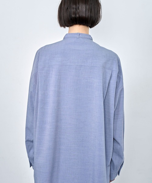 Nora Lily（ノラリリー）の「【Nora Lily】China loop L/S Shirt（シャツ/ブラウス・メンズ・ライトパープル/ブラック/ブルー・FREE）」の19枚目の写真