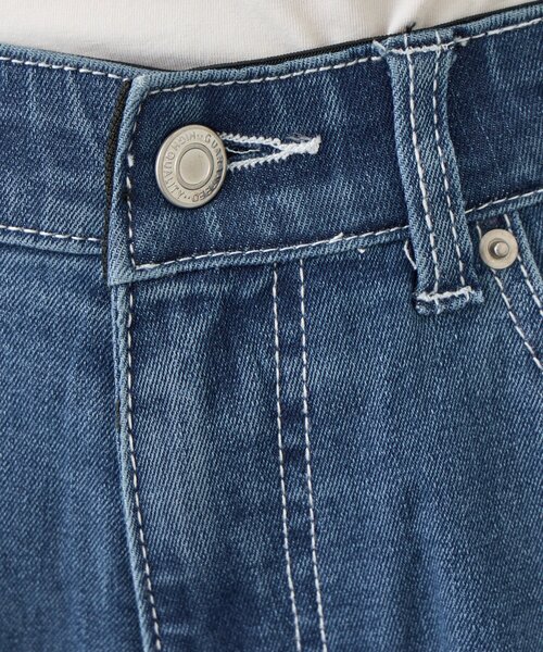 Jena espace merveilleux（ジェナ　エスパスメルヴェイユ）の「ステッチストレートデニムパンツ（デニムパンツ・レディース・グレー/ブルー・FREE）」の19枚目の写真
