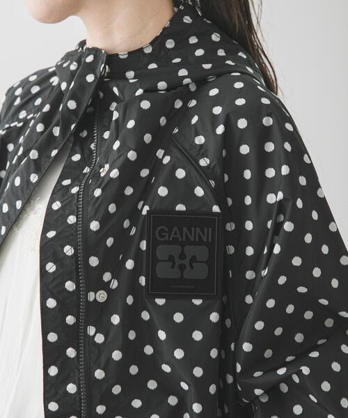 GANNI(ガニー)の「GANNI FLYWEIGHT NYLON JACKET(ナイロンジャケット・レディース・ブラック・S/M)」の2枚目の写真