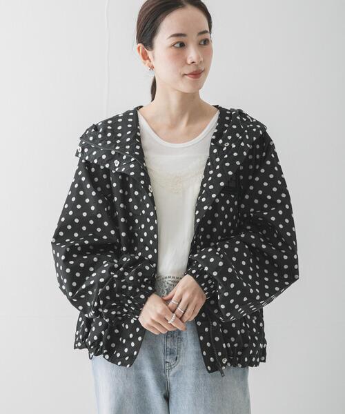 GANNI(ガニー)の「GANNI FLYWEIGHT NYLON JACKET(ナイロンジャケット・レディース・ブラック・S/M)」の4枚目の写真