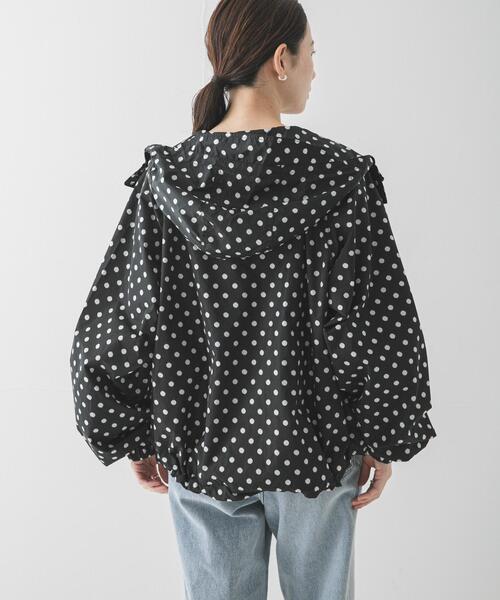 GANNI(ガニー)の「GANNI FLYWEIGHT NYLON JACKET(ナイロンジャケット・レディース・ブラック・S/M)」の7枚目の写真