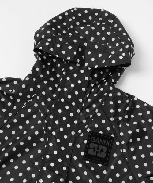 GANNI(ガニー)の「GANNI FLYWEIGHT NYLON JACKET(ナイロンジャケット・レディース・ブラック・S/M)」の10枚目の写真