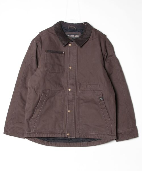 INNOCENT(イノセント)の「【T16】【DRI DUCK/ドリダック】RAMBLER BOULDER CLOTH JACKET A-5091(ブルゾン・メンズ・ブラック/キャメル/ブラウン/グレー・LARGE)」の1枚目の写真