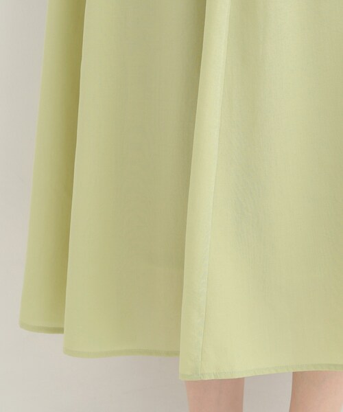 SHOO・LA・RUE（シューラルー）の「ギャザーフレアスカート（スカート・レディース・ライトベージュ/スモーキーグリーン系/ネイビー・00）」の21枚目の写真