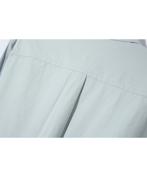 BASEMOMENT(ベースモーメント)の「セミオーバーバイオコットンシャツペールグレー(シャツ/ブラウス・レディース・その他・LARGE/MEDIUM)」の8枚目の写真
