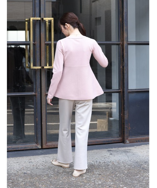 fifth(フィフス)の「ボンディングセミフレアパンツ(その他パンツ・レディース・ブラック/ベージュ系その他・M)」の15枚目の写真