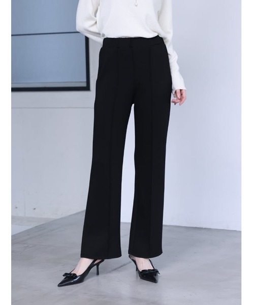 fifth(フィフス)の「ボンディングセミフレアパンツ(その他パンツ・レディース・ブラック/ベージュ系その他・M)」の17枚目の写真