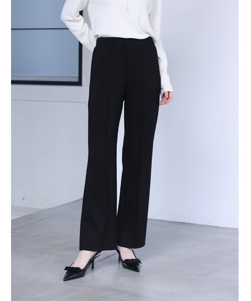 fifth(フィフス)の「ボンディングセミフレアパンツ(その他パンツ・レディース・ブラック/ベージュ系その他・M)」の18枚目の写真