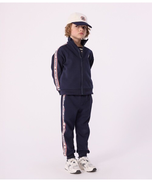 PETIT BATEAU（プチバトー）の「コットンスウェットパンツ（その他パンツ・キッズ・ネイビー・8YEAR/10YEAR/12YEAR/6YEAR）」の2枚目の写真