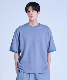 【BEVERLY HILLS POLO CLUB】別注 コットンロゴ刺繍T