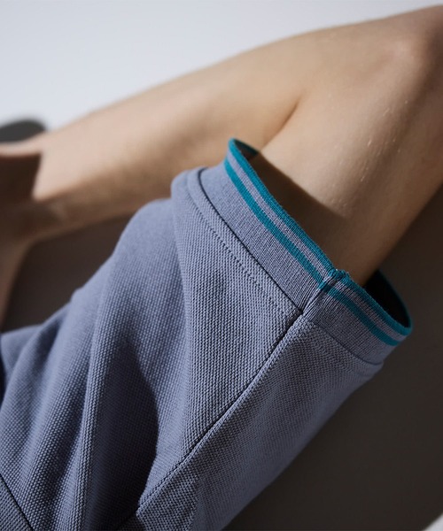 UNION STATION（ユニオンステーション）の「【BEVERLY HILLS POLO CLUB】別注 コットンロゴ刺繍T（Tシャツ/カットソー・メンズ・ブラック/オリーブ/サックスブルー/オフホワイト・L/M）」の9枚目の写真