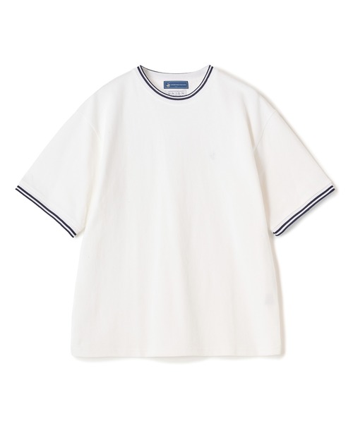 UNION STATION（ユニオンステーション）の「【BEVERLY HILLS POLO CLUB】別注 コットンロゴ刺繍T（Tシャツ/カットソー・メンズ・ブラック/オリーブ/サックスブルー/オフホワイト・L/M）」の12枚目の写真