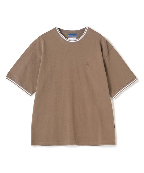 UNION STATION（ユニオンステーション）の「【BEVERLY HILLS POLO CLUB】別注 コットンロゴ刺繍T（Tシャツ/カットソー・メンズ・ブラック/オリーブ/サックスブルー/オフホワイト・L/M）」の14枚目の写真