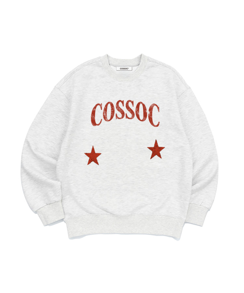 COSO（コソ）の「CCスタースターグラフィックスウェット (4 COLORS)（スウェット・レディース・ライトグレー/ブラック/ネイビー/グレー・1/2）」の5枚目の写真