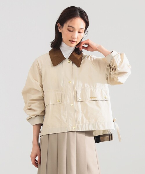 Demi-Luxe BEAMS(デミルクス ビームス)の「Barbour / MEDLAND ジャケット(ブルゾン・レディース・グリーン系その他5/ナチュラル・8/10)」の2枚目の写真