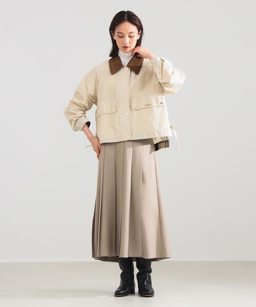 Demi-Luxe BEAMS(デミルクス ビームス)の「Barbour / MEDLAND ジャケット(ブルゾン・レディース・グリーン系その他5/ナチュラル・8/10)」の5枚目の写真