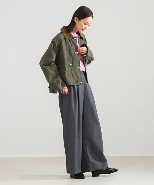 Demi-Luxe BEAMS(デミルクス ビームス)の「Barbour / MEDLAND ジャケット(ブルゾン・レディース・グリーン系その他5/ナチュラル・8/10)」の9枚目の写真