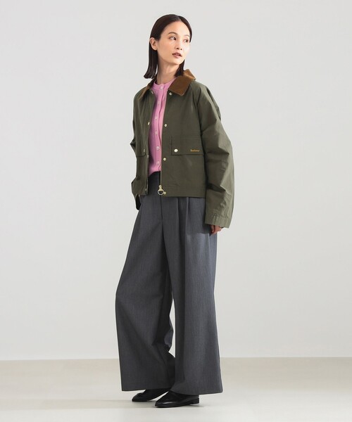 Demi-Luxe BEAMS(デミルクス ビームス)の「Barbour / MEDLAND ジャケット(ブルゾン・レディース・グリーン系その他5/ナチュラル・8/10)」の10枚目の写真
