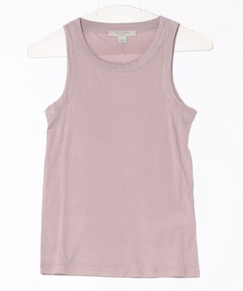 ALLSAINTS(オールセインツ)の「RINA CREW NECK SLEEVELESS TANK TOP | RINA クルーネック ノースリーブ タンクトップ(タンクトップ・レディース・ライラック系・M/S/XS)」の9枚目の写真
