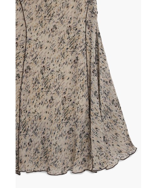 Desigual(デシグアル)の「小花マーブルトリムキャミマキシワンピ(ワンピース・レディース・ホワイト・S/M/L/XL/XS)」の2枚目の写真