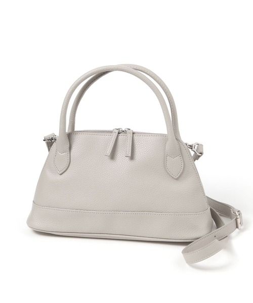 LAKOLE（ラコレ）の「2WAYミニボストンバッグ / 645215（ハンドバッグ・レディース・ライトグレー/キャメル/ブラック・FREE）」の11枚目の写真