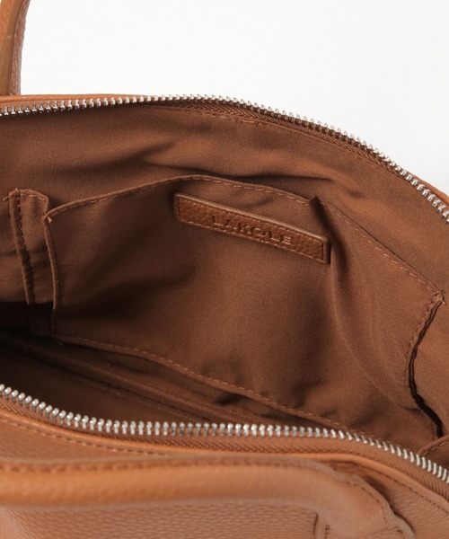 LAKOLE（ラコレ）の「2WAYミニボストンバッグ / 645215（ハンドバッグ・レディース・ライトグレー/キャメル/ブラック・FREE）」の8枚目の写真