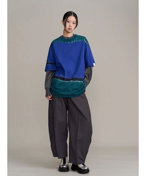 UN3D.（アンスリード）の「【COTTON RESEARCH CLUB】 ARIMATSU SHIBORI T（Tシャツ/カットソー・レディース・ターコイズブルー/ブルー・44/42/38）」の8枚目の写真