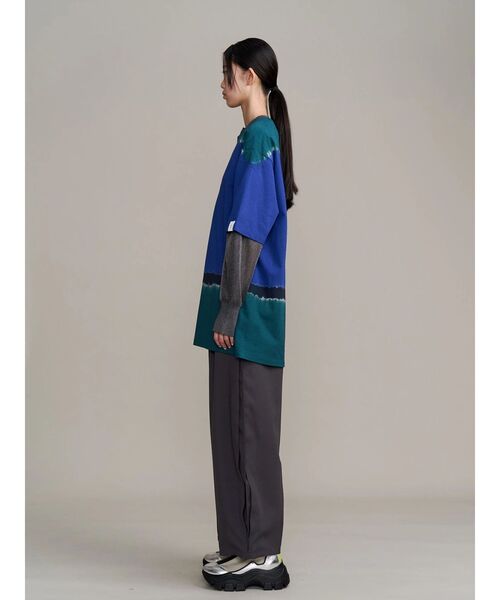 UN3D.（アンスリード）の「【COTTON RESEARCH CLUB】 ARIMATSU SHIBORI T（Tシャツ/カットソー・レディース・ターコイズブルー/ブルー・44/42/38）」の9枚目の写真