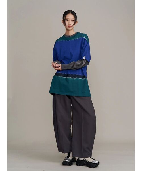 UN3D.（アンスリード）の「【COTTON RESEARCH CLUB】 ARIMATSU SHIBORI T（Tシャツ/カットソー・レディース・ターコイズブルー/ブルー・44/42/38）」の11枚目の写真