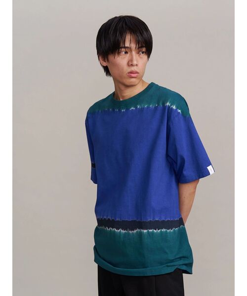 UN3D.（アンスリード）の「【COTTON RESEARCH CLUB】 ARIMATSU SHIBORI T（Tシャツ/カットソー・レディース・ターコイズブルー/ブルー・44/42/38）」の2枚目の写真