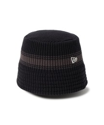 NEW ERA（ニューエラ）の「NEW ERA KNIT BUCKET VISOR STICKER STRIPE（ニューエラ ニットバケット Visor Sticker ストライプ ）（ニットキャップ/ビーニー）」