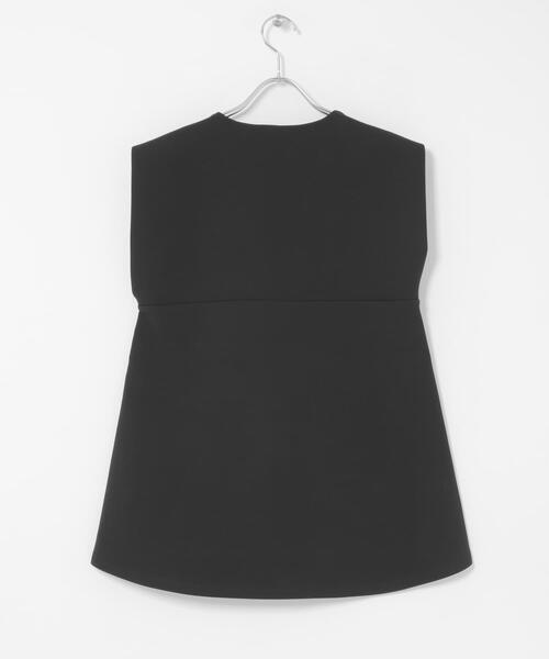 URBAN RESEARCH ROSSO WOMEN（アーバンリサーチ　ロッソ）の「Vネックポンチベスト（ベスト・レディース・ブラック/ホワイト系その他・FREE）」の14枚目の写真