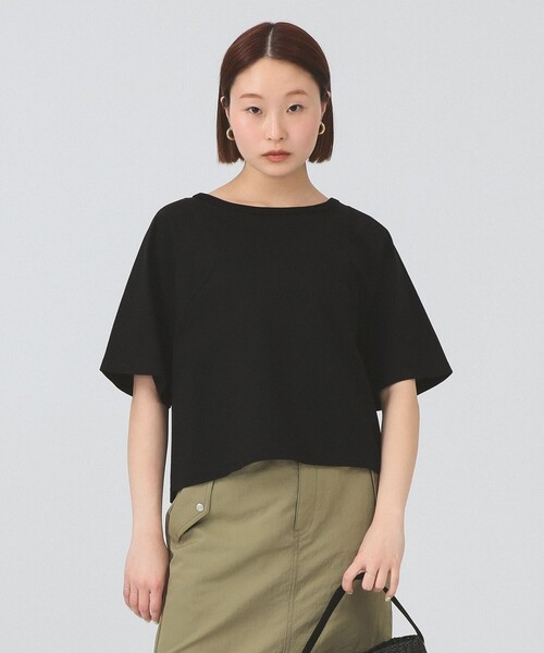 Ray BEAMS(レイビームス)の「【8/13 再値下げ】ワイドスリーブ ボックス Tシャツ(Tシャツ/カットソー・レディース・ブラック/ブルー/ホワイト・ONE SIZE)」の12枚目の写真