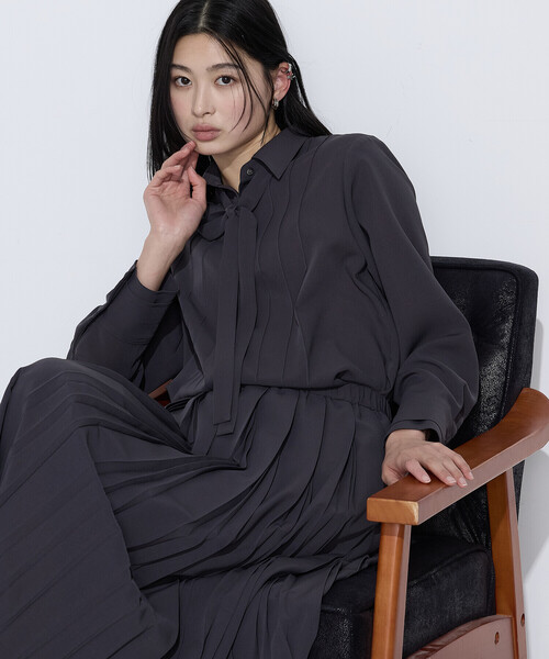 COMME CA(コムサ)の「フィネスボイル シャツブラウス(シャツ/ブラウス・レディース・チャコール/サックスブルー/ホワイト・11号/9号)」の16枚目の写真