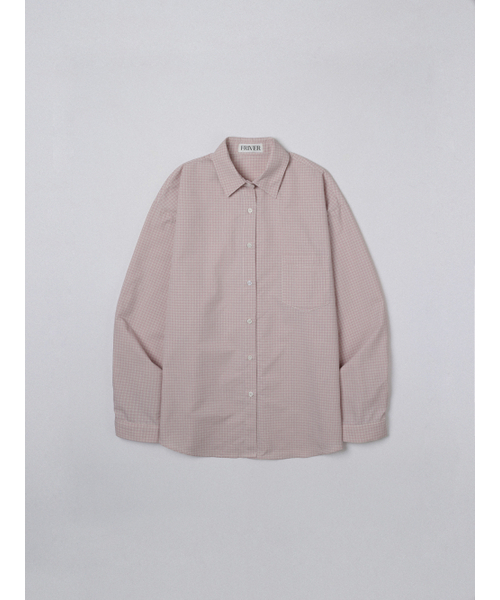 FRIVER07（フリバー07）の「Soft pocket check shirt [FRSP05SH06]_Pink（シャツ/ブラウス・レディース・ピンク・FREE）」の2枚目の写真