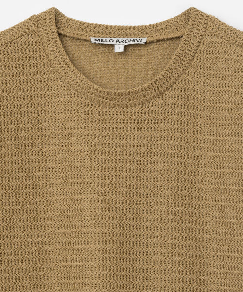 Millo Archive（ミロ アーカイブ）の「ロエクロシェロングスリーブ[ブラウン]（Tシャツ/カットソー・メンズ・その他・LARGE/X-LARGE/MEDIUM）」の2枚目の写真