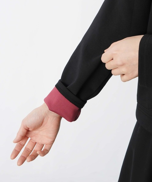 LUCA/LADY LUCK LUCA(ルカ/レディラックルカ)の「LC/LLL ダブルフェイススナップカーディガン(カーディガン/ボレロ・レディース・ベージュ/ブラック/グレー・FREE)」の9枚目の写真