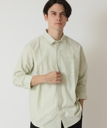 通気性、吸水性の良い 7分袖 インド綿100% コットン半端袖シャツ Birdie Bird