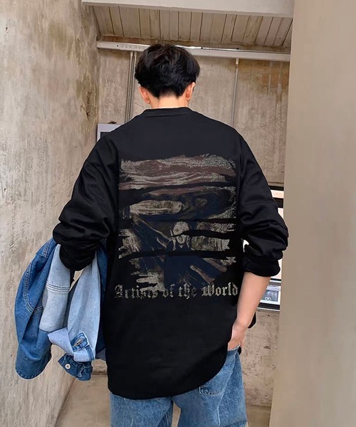 FUNALIVE(ファンアライブ)の「ABETTOR ヘビーウエイトストリートデザインプリントSS/T-2 半袖(Tシャツ/カットソー・メンズ・ブラック系その他3/ホワイト系その他2/ブラック系その他/ホワイト系その他3/ホワイト系その他/ブラック系その他2・L/M)」の4枚目の写真