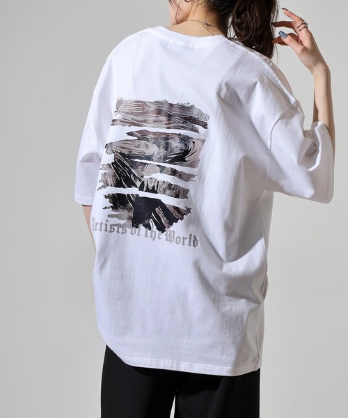 FUNALIVE(ファンアライブ)の「ABETTOR ヘビーウエイトストリートデザインプリントSS/T-2 半袖(Tシャツ/カットソー・メンズ・ブラック系その他3/ホワイト系その他2/ブラック系その他/ホワイト系その他3/ホワイト系その他/ブラック系その他2・L/M)」の13枚目の写真
