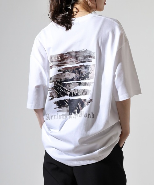 FUNALIVE(ファンアライブ)の「ABETTOR ヘビーウエイトストリートデザインプリントSS/T-2 半袖(Tシャツ/カットソー・メンズ・ブラック系その他3/ホワイト系その他2/ブラック系その他/ホワイト系その他3/ホワイト系その他/ブラック系その他2・L/M)」の12枚目の写真