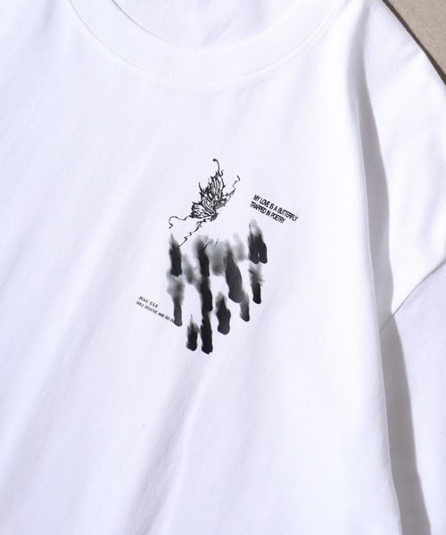 FUNALIVE(ファンアライブ)の「ABETTOR ヘビーウエイトストリートデザインプリントSS/T-2 半袖(Tシャツ/カットソー・メンズ・ブラック系その他3/ホワイト系その他2/ブラック系その他/ホワイト系その他3/ホワイト系その他/ブラック系その他2・L/M)」の9枚目の写真