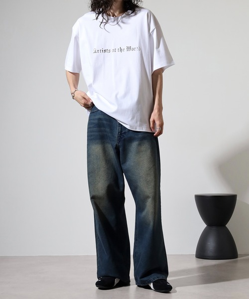 FUNALIVE(ファンアライブ)の「ABETTOR ヘビーウエイトストリートデザインプリントSS/T-2 半袖(Tシャツ/カットソー・メンズ・ブラック系その他3/ホワイト系その他2/ブラック系その他/ホワイト系その他3/ホワイト系その他/ブラック系その他2・L/M)」の20枚目の写真