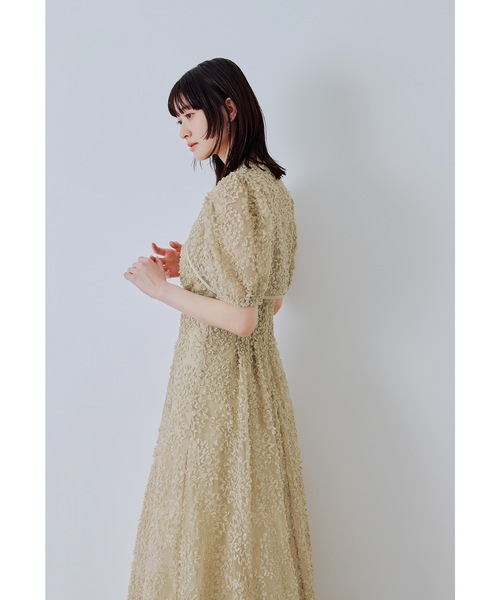 niana(ニアナ)の「ブルームノアールドレス 2点セット ボレロ キャミワンピース 結婚式 成人式 二次会 同窓会 入学式 卒業式 パーティードレス オケージョンドレス お呼ばれ(ドレス・レディース・グレー/イエロー/ブラック・L/M/S)」の7枚目の写真